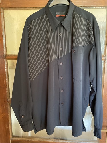 Edles hemd schwarz mit - schwarz,