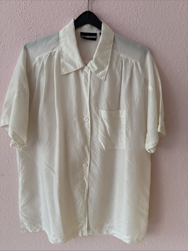 Edle seide bluse kurzarm - kurzarm, diane